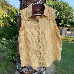 Women’s Twenty X sleeveless shirt size XL Western